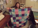 Tiffanies 1st quilt