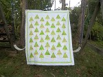 Modern Christmas Tree Quilt