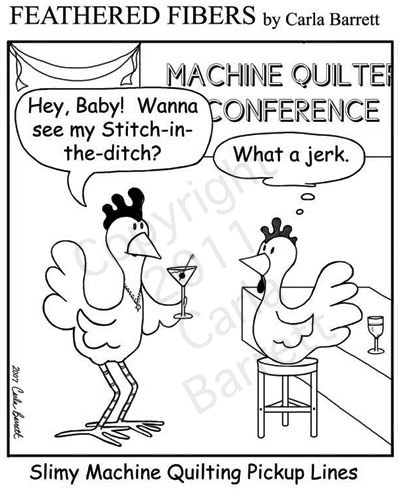 Feathered Fibers Cartoon