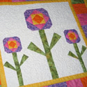 New Pattern: Quilters’ Flowers Mini Quilt